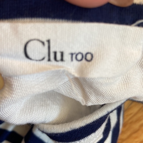 WOMEN’S Clu Too tank top. Blue and white. - Picture 4 of 6